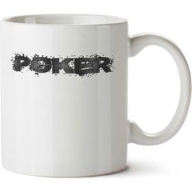 Art Hediye Poker Desintegrado İki Tarafı Baskılı Kupa Bardak