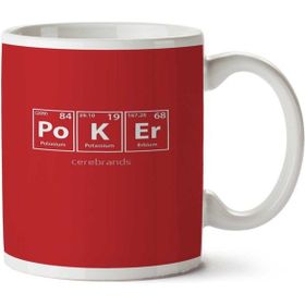 Art Hediye Poker Periyodik Cetvel İki Tarafı Baskılı Kupa Bardak