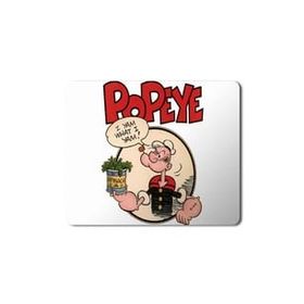 Art Hediye Popeye Temel Reis Ispanak Baskılı 23x19 cm Mouse Pad
