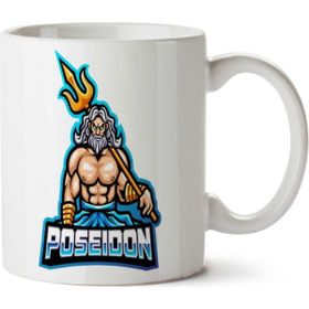 Art Hediye Poseidon İki Tarafı Baskılı Kupa Bardak