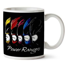 Art Hediye Power Rangers Faces İki Tarafı Baskılı Kupa Bardak