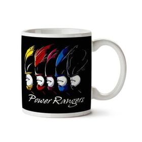 Art Hediye Power Rangers Faces İki Tarafı Baskılı Kupa Bardak