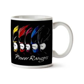 Art Hediye Power Rangers Faces İki Tarafı Baskılı Kupa Bardak