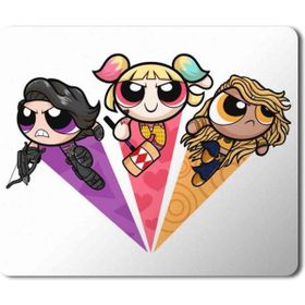 Art Hediye Powerpuff Girls 5 Baskılı 23x19 cm Mouse Pad
