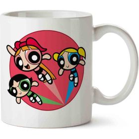 Art Hediye Powerpuff Girls 7 İki Tarafı Baskılı Kupa Bardak