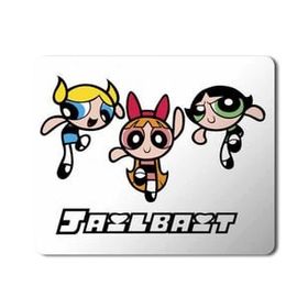 Art Hediye Powerpuff Girls Jailbait Baskılı 23x19 cm Mouse Pad
