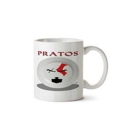 Art Hediye Pratos İki Tarafı Baskılı Kupa Bardak
