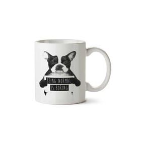 Art Hediye Protest Dog Protestocu Köpek İki Tarafı Baskılı Kupa Bardak
