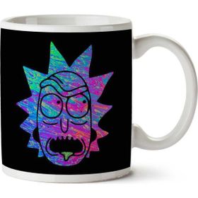 Art Hediye Psychadelrick Silhouette Rick and Morty Baskılı Kupa Bardak