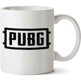 Art Hediye Pubg Logo Şerit İki Tarafı Baskılı Kupa Bardak