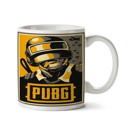 Art Hediye Pubg Oyun Poster İki Tarafı Baskılı Kupa Bardak