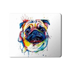 Art Hediye Pug Köpek 3 Baskılı 23x19 cm Mouse Pad