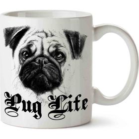 Art Hediye Pug Life Pug Hoodie En Çok Satılan Kupa Bardak