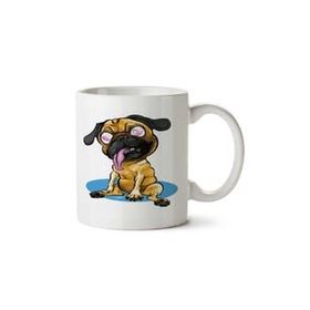 Art Hediye Pug Love İki Tarafı Baskılı Kupa Bardak