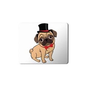 Art Hediye Pug Puppy Canidae Toy Dog Köpek Baskılı 23x19 cm Mouse Pad