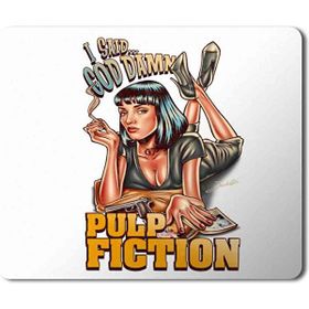 Art Hediye Pulp Fiction 2 Baskılı 23x19 cm Mouse Pad