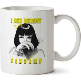 Art Hediye Pulp Fiction 3 İki Tarafı Baskılı Kupa Bardak