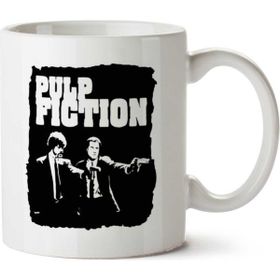 Art Hediye Pulp Fiction 4 İki Tarafı Baskılı Kupa Bardak