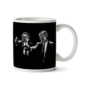 Art Hediye Pulp Fiction Alien Facehugger İki Tarafı Baskılı Kupa Bardak