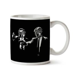 Art Hediye Pulp Fiction Alien Facehugger İki Tarafı Baskılı Kupa Bardak