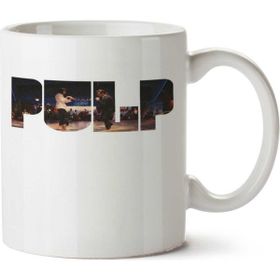 Art Hediye Pulp Fiction Pulp Yazı İki Tarafı Baskılı Kupa Bardak