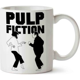 Art Hediye Pulp Fiction Siyah Yazı Kupa Bardak