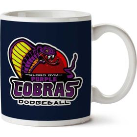 Art Hediye Purple Champs Globo Gym Purple Cobras Dodgeball İki Tarafı Baskılı Kupa Bardak