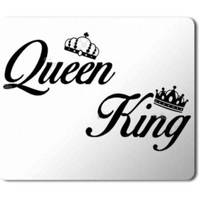 Art Hediye Queen King Baskılı 23x19 cm Mouse Pad