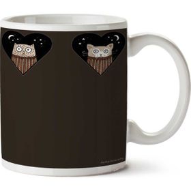 Art Hediye Quirky Love Tee İki Tarafı Baskılı Kupa Bardak