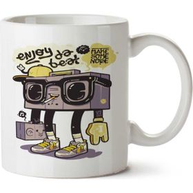 Art Hediye Radio Urbano Geek İki Tarafı Baskılı Kupa Bardak