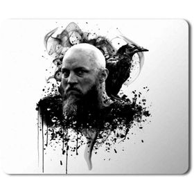 Art Hediye Ragnar Lothbrok Vikings Baskılı 23x19 cm Mouse Pad