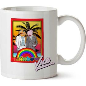 Art Hediye Rainbow Vice İki Tarafı Baskılı Kupa Bardak