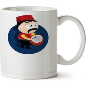 Art Hediye Ramazan Davulcusu İki Tarafı Baskılı Kupa Bardak