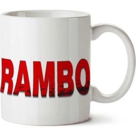 Art Hediye Rambo İki Tarafı Baskılı Kupa Bardak