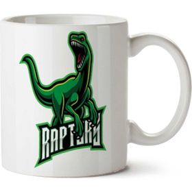 Art Hediye Raptor Dinazor İki Tarafı Baskılı Kupa Bardak