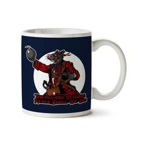Art Hediye Rata Pirata Rat Pirate İki Tarafı Baskılı Kupa Bardak