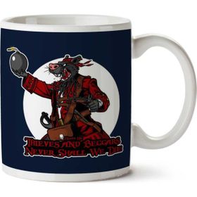 Art Hediye Rata Pirata Rat Pirate İki Tarafı Baskılı Kupa Bardak
