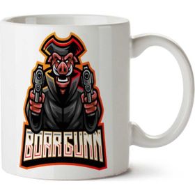 Art Hediye Razorback İki Tarafı Baskılı Kupa Bardak