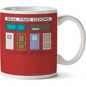 Art Hediye Real Fake Doors By İki Tarafı Baskılı Kupa Bardak