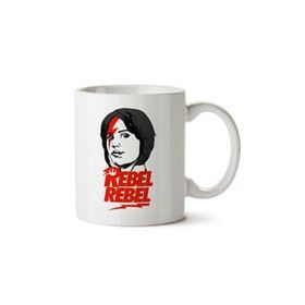 Art Hediye Rebel Rebel Jyn Erso David Bowie Star Wars Rogue One İki Tarafı Baskılı Kupa Bardak