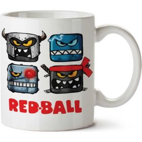Art Hediye Red Ball Efsane Oyun İki Tarafı Baskılı Kupa Bardak