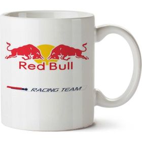 Art Hediye Red Bull Logo Simge Boğa İki Tarafı Baskılı Kupa Bardak
