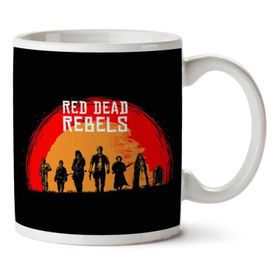Art Hediye Red Dead Rebels Star Wars Redemption İki Tarafı Baskılı Kupa Bardak