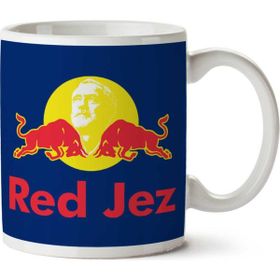 Art Hediye Red Jez Jeremy Corbyn Bull İki Tarafı Baskılı Kupa Bardak