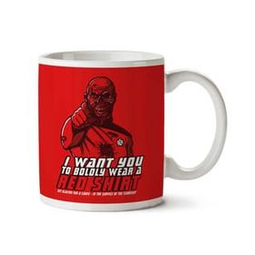 Art Hediye Red Shirt Zombie Star Trek İki Tarafı Baskılı Kupa Bardak