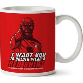 Art Hediye Red Shirt Zombie Star Trek İki Tarafı Baskılı Kupa Bardak