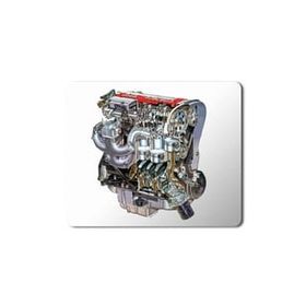 Art Hediye Red Top Opel Engine Baskılı 23x19 cm Mouse Pad