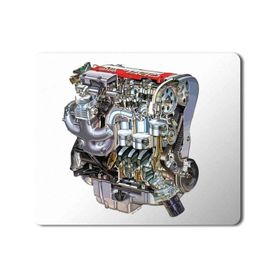 Art Hediye Red Top Opel Engine Baskılı 23x19 cm Mouse Pad