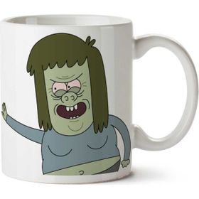 Art Hediye Regular Show Muscleman İki Tarafı Baskılı Kupa Bardak