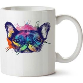 Art Hediye Renksel Köpek İki Tarafı Baskılı Kupa Bardak